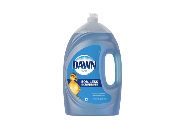 dish soap for concrete oil removal