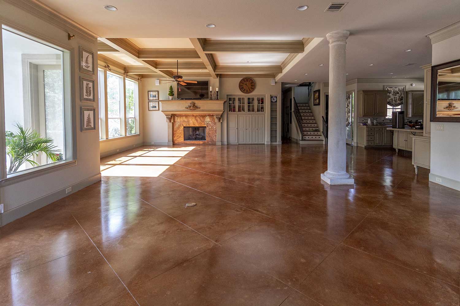 Polished Concrete Floor House