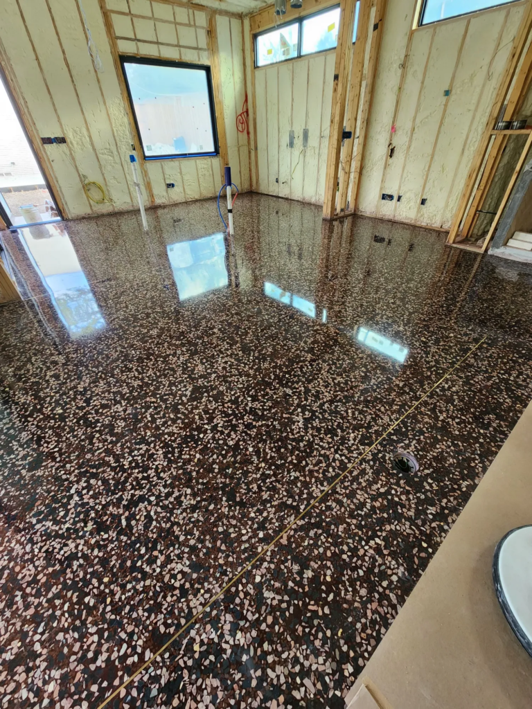 Terrazzo Floor Installation