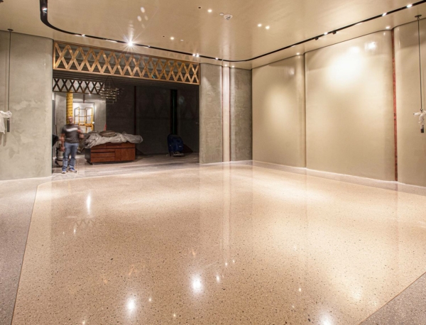 Terrazzo Floor Installation